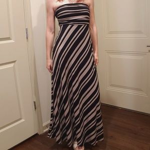Banana Republic Strapless Maxi Dress
